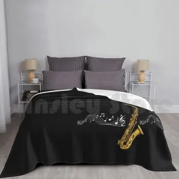 Saksofon Z Glasbo Opombe | Sax | Ljubitelj Glasbe Odejo Moda Po Meri 1248 Saksofon Sax Saxophonist